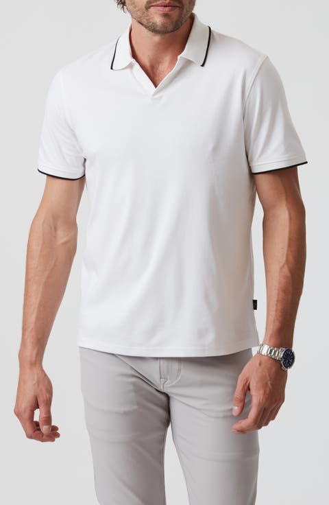 Riviera Tipped Pima Cotton Polo