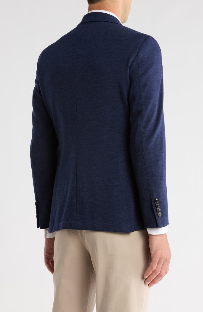 Peter Millar Ventura Wool Blend Knit Sport Coat, Alternate, color, Navy