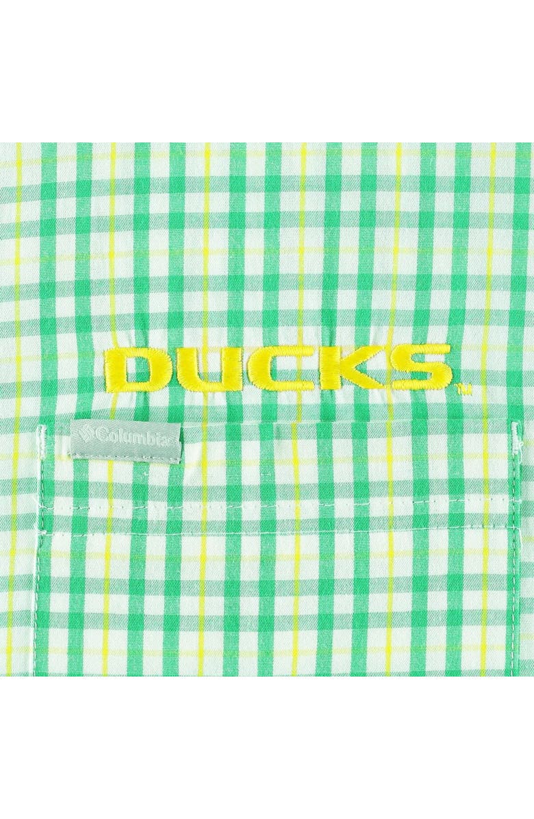 Columbia Men's Columbia Green Oregon Ducks Rapid Rivers Logo Button-Down Shirt, Alternate, color,