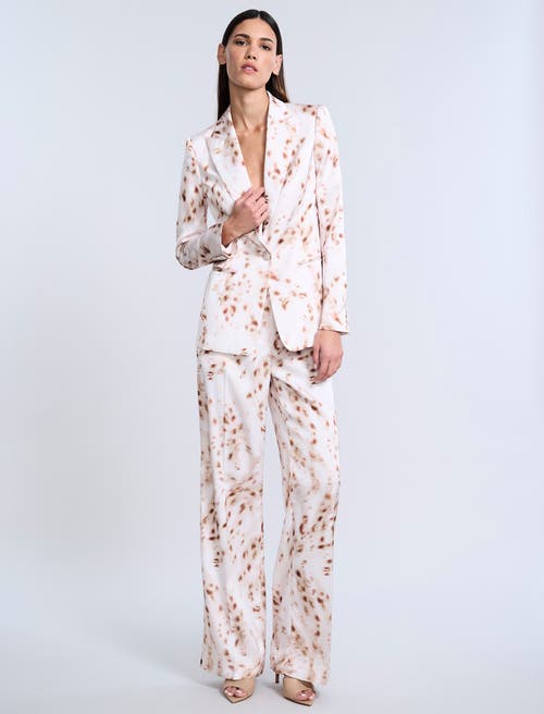Bcbg Single Breasted Animal Print' In White
