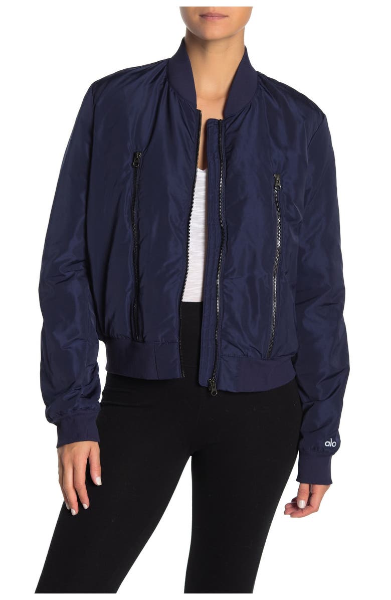 Alo Off Duty Bomber Jacket, Main, color,