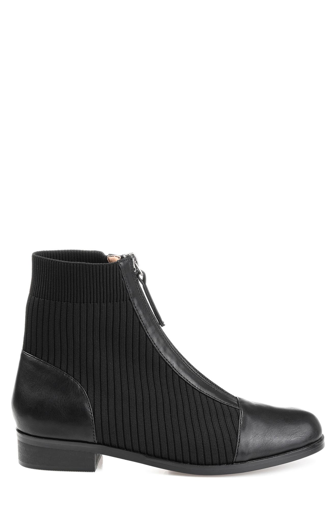 Journee Collection Bexlie Bootie, Alternate, color, Black