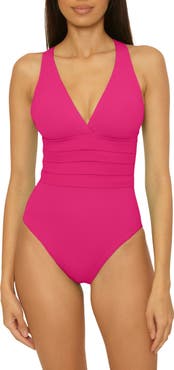 Soluna Sun Goddess Pleated One-Piece Swimsuit