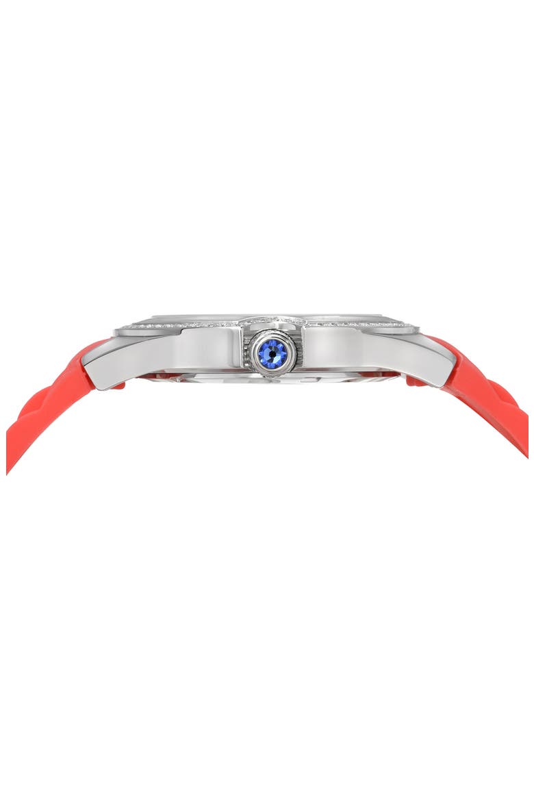 Guilia Interchangeable Bracelet Watch, 37mm, Alternate, color, RED