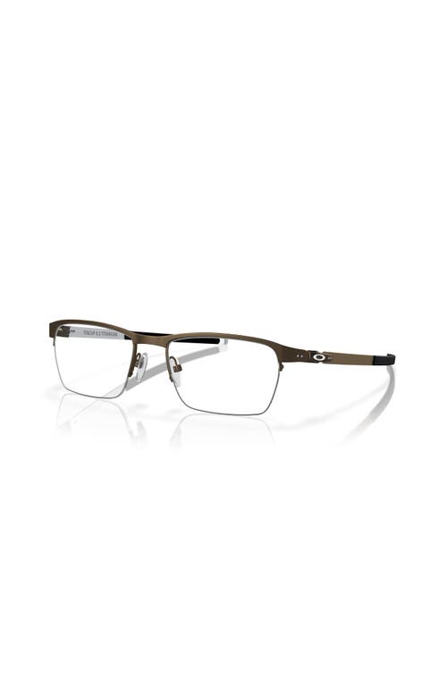 Oakley 53mm Square Optical Glasses In Black