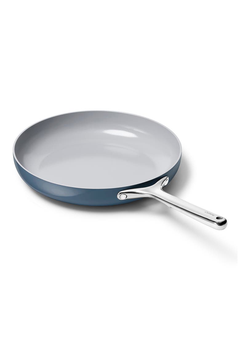 12-Inch Ceramic Nonstick Fry Pan, Main, color, NAVY