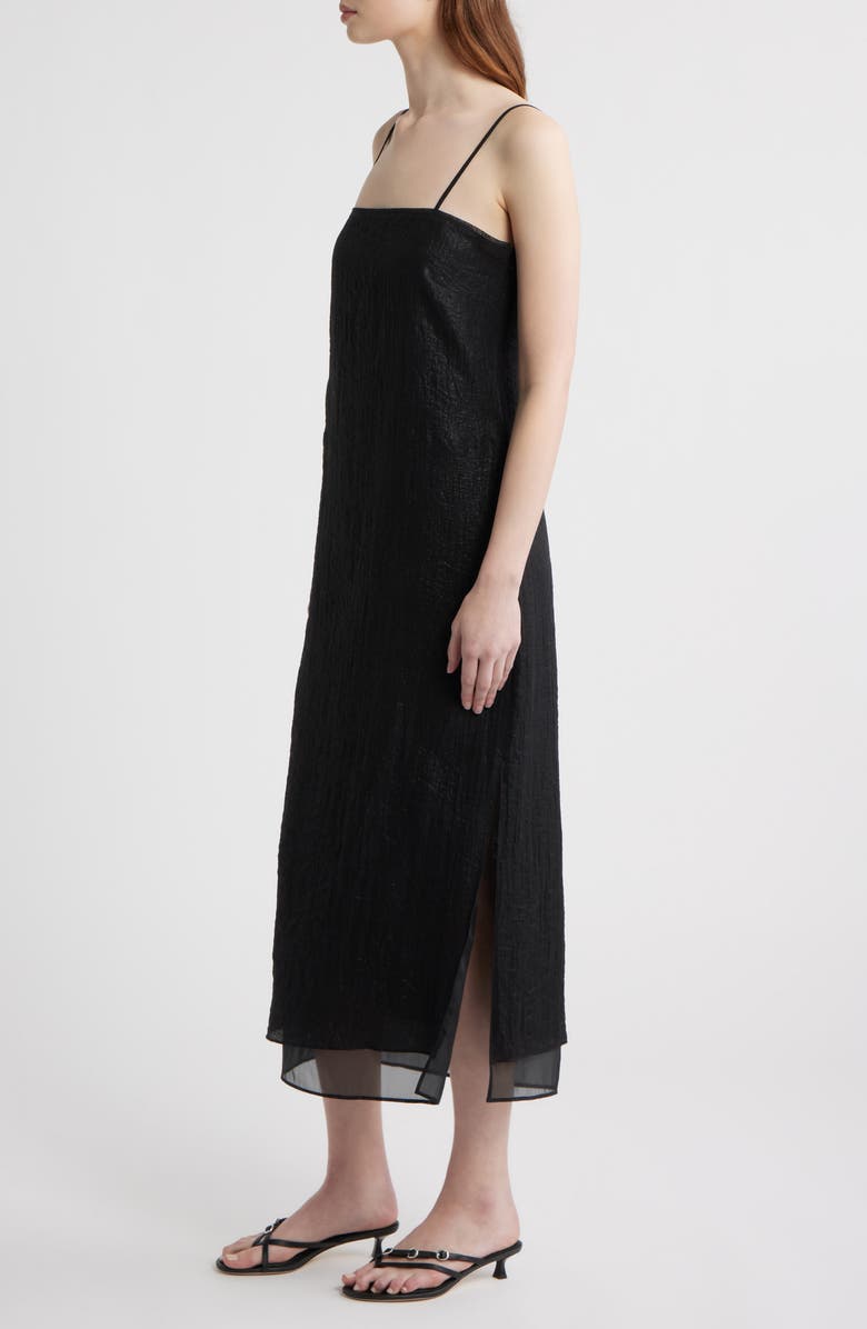 rag & bone Suki Midi Dress, Alternate, color, Black