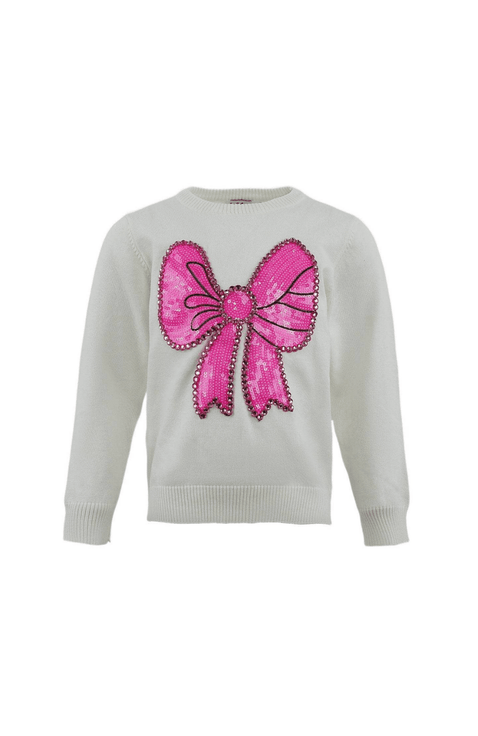 Pinky Big Bow Sweater