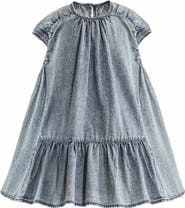 Sweet Cactus Denim Tiered Dress