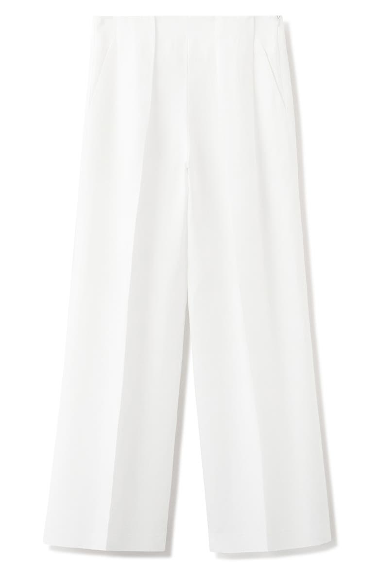 Starring Hailey Bieber Straight Fit Pants, Main, color, OFF WHITE