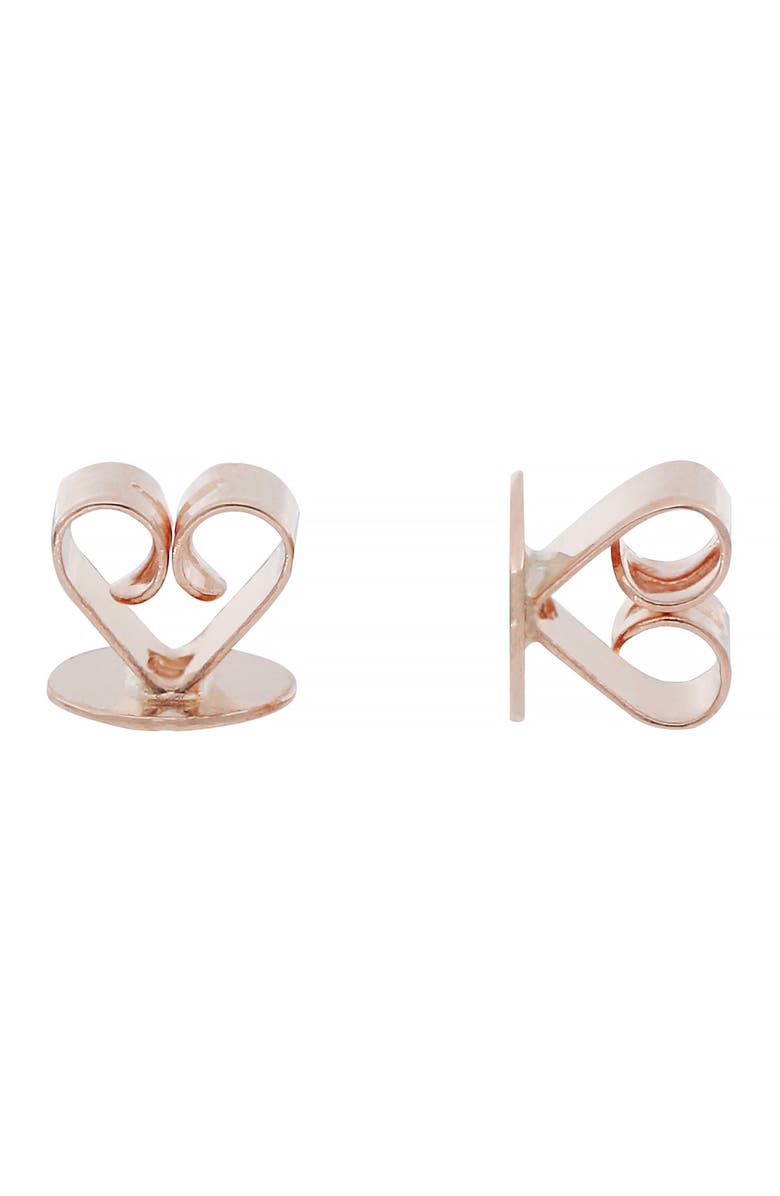 Bony Levy 14K Rose Gold Bezel Set Diamond Stud Earrings - 0.25 ctw, Alternate, color, 