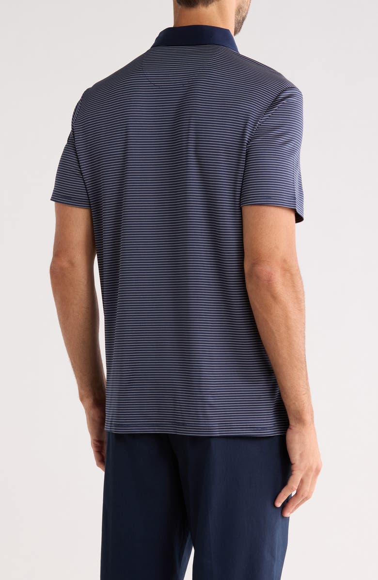 Original Penguin Stripe Polo, Alternate, color, Black Iris