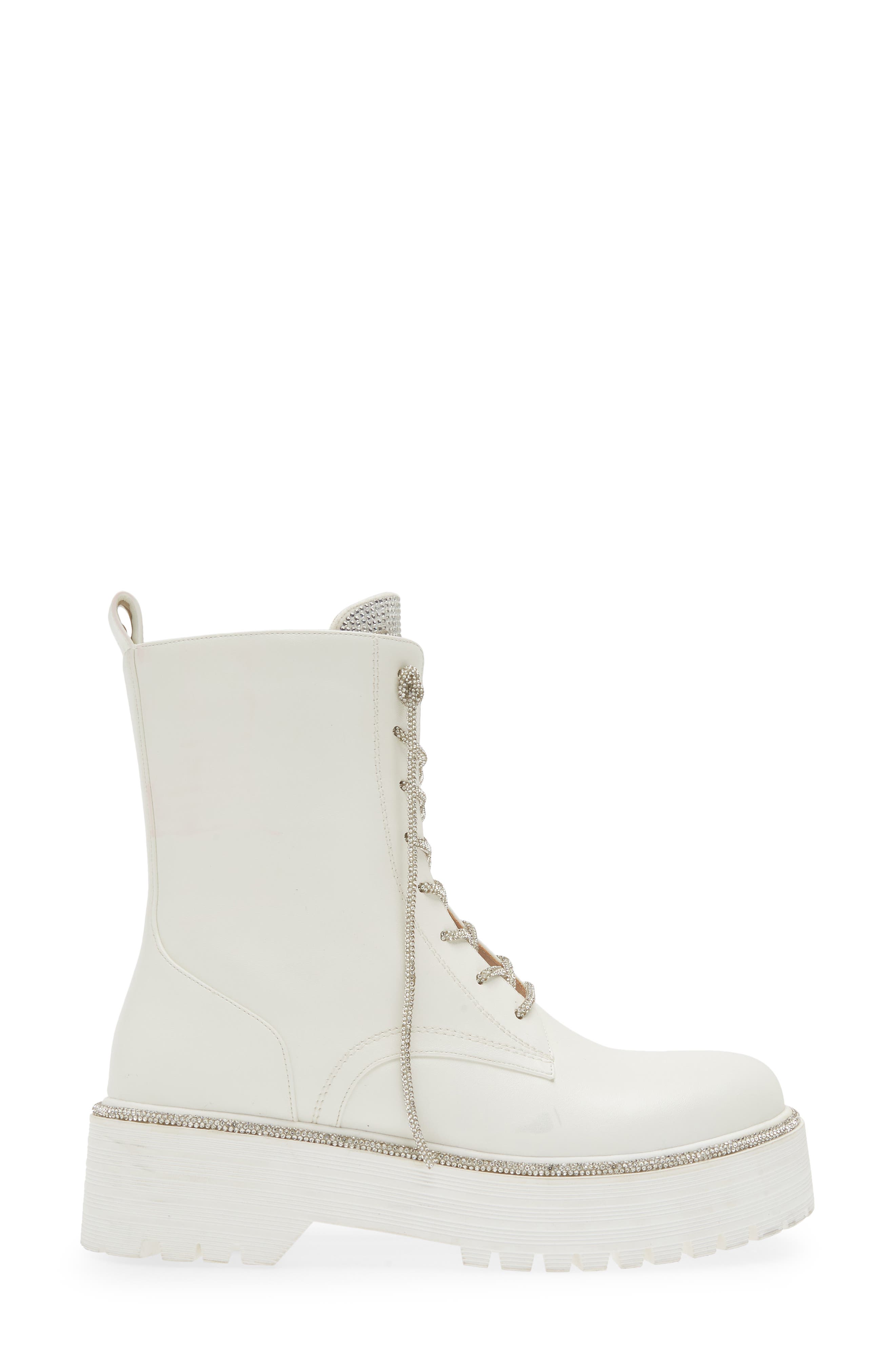 Attentive Bootie, Alternate, color, WHITE
