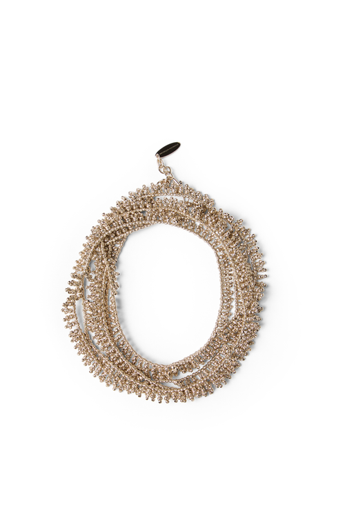 Brunello Cucinelli Knotted Bracelet In Gold