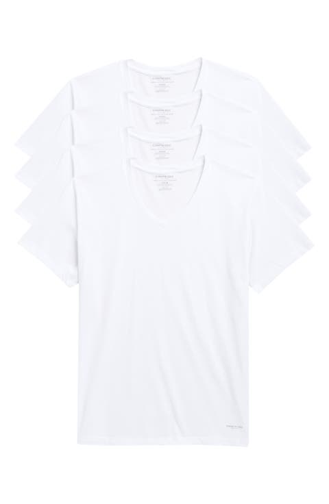 4-Pack V-Neck Undershirts