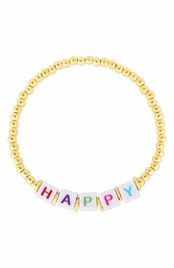 Happy Stretch Beaded Bracelet