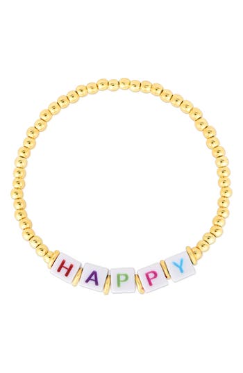 Sphera Milano Happy Stretch Beaded Bracelet In Multi