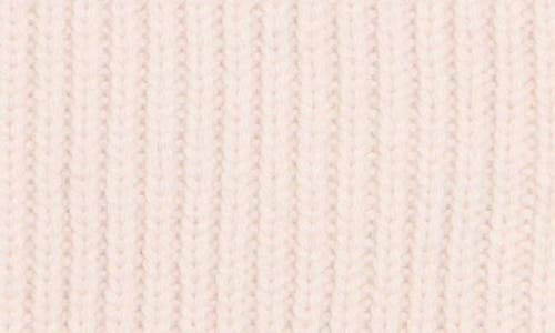 Acne Studios Kua Face Patch Rib Wool & Yak Hair Beanie In Pink