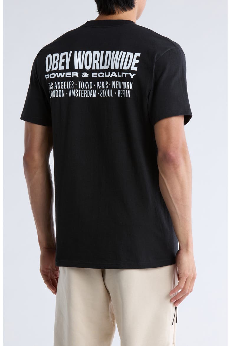 Worldwide Power Equity Graphic T-Shirt, Alternate, color, BLACK