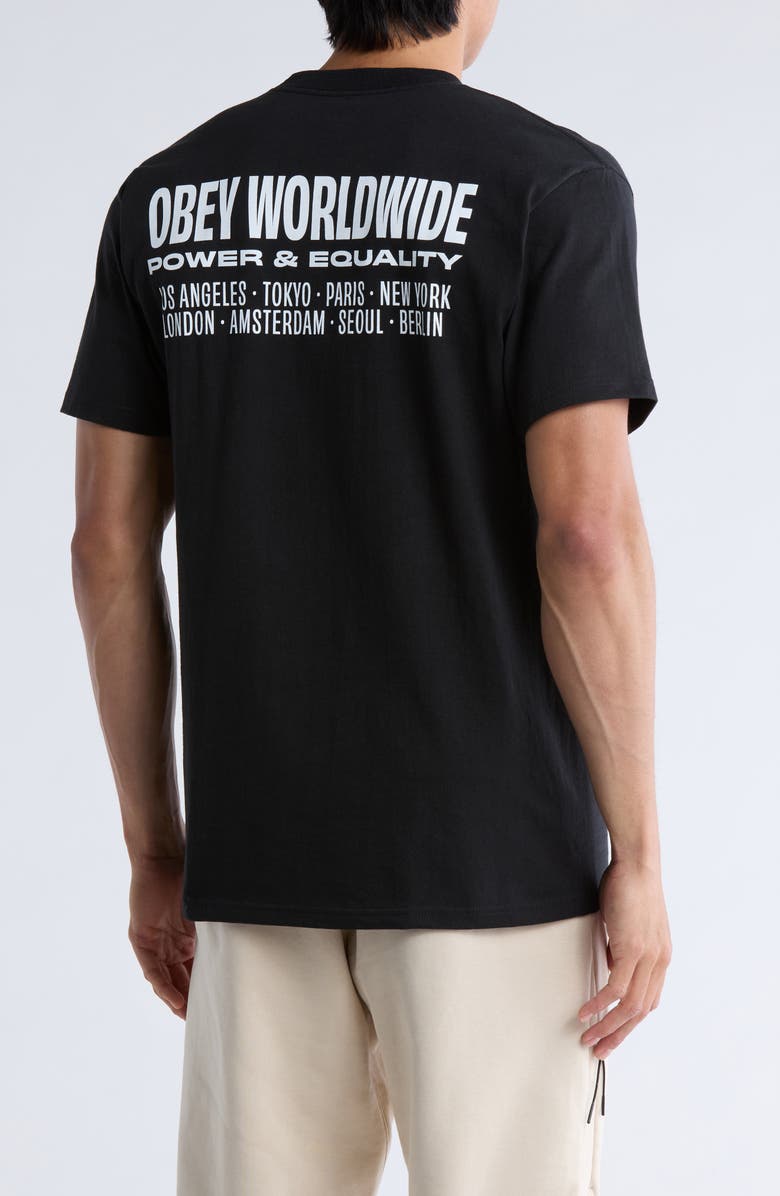 Obey Worldwide Power Equity Graphic T-Shirt, Alternate, color,