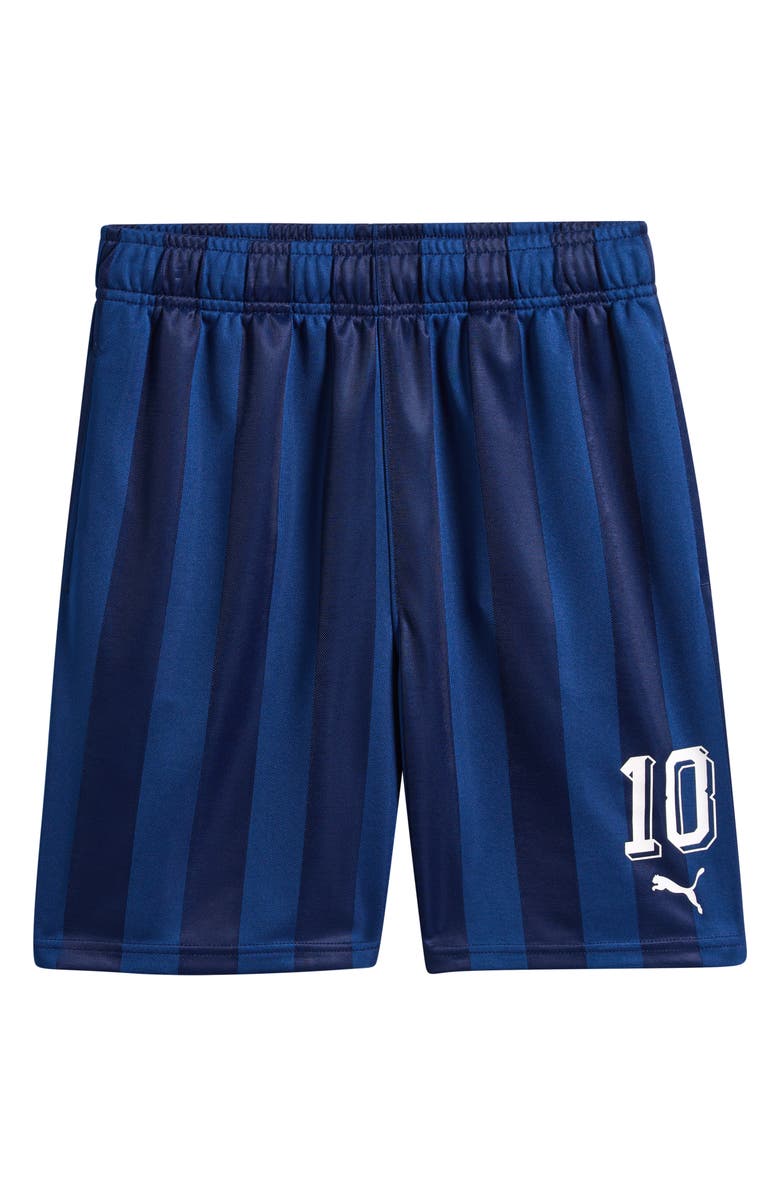 PUMA Kids' Showtime Shorts, Main, color, Blue/ Black