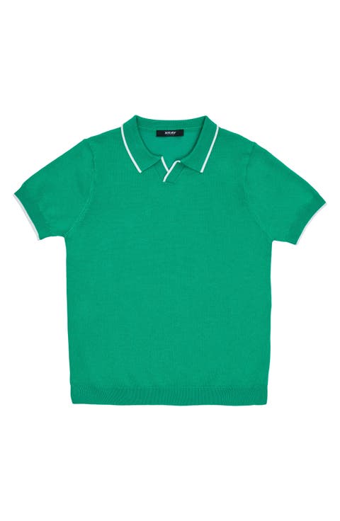 Kids' Johnny Collar Polo Sweater