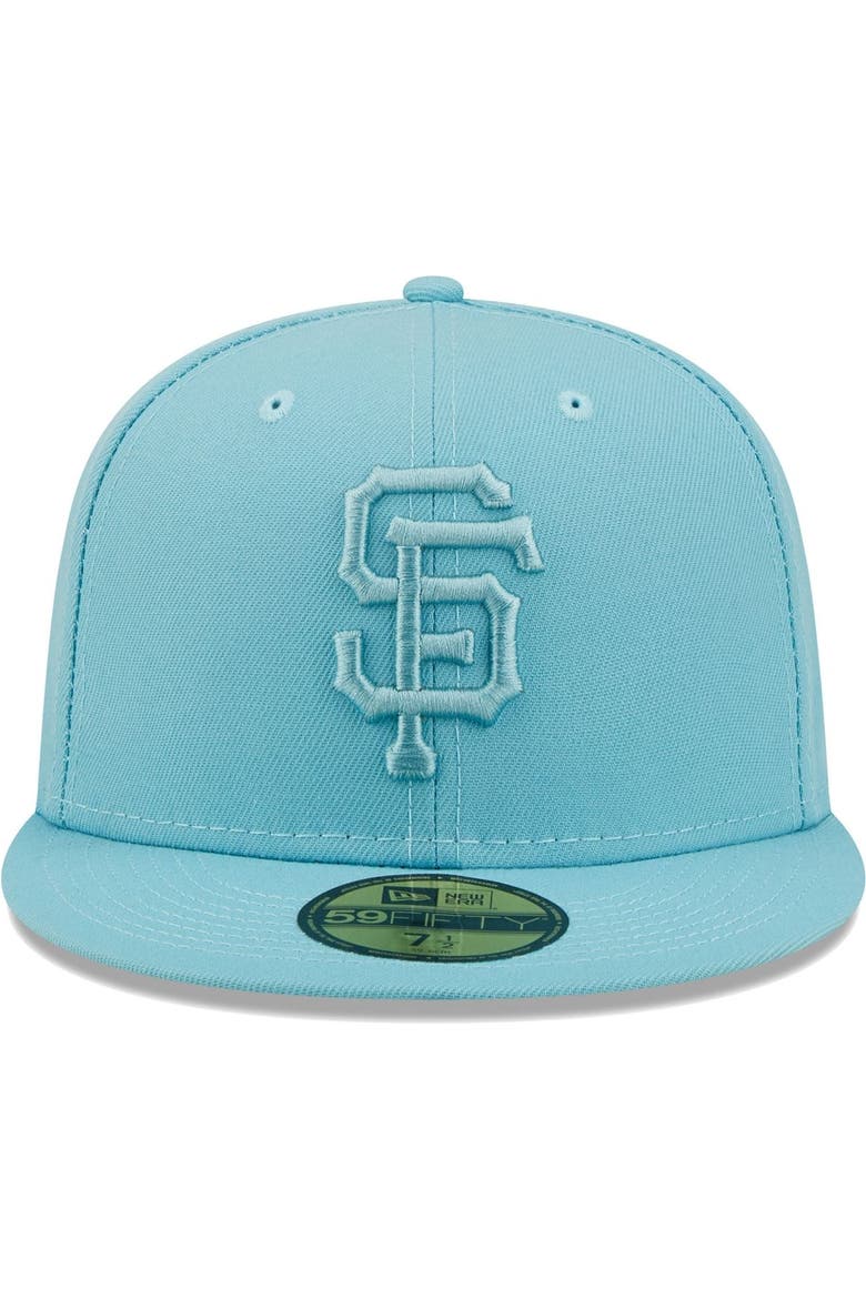 Men's New Era Light Blue San Francisco Giants Color Pack 59FIFTY Fitted Hat, Alternate, color, Light Blue