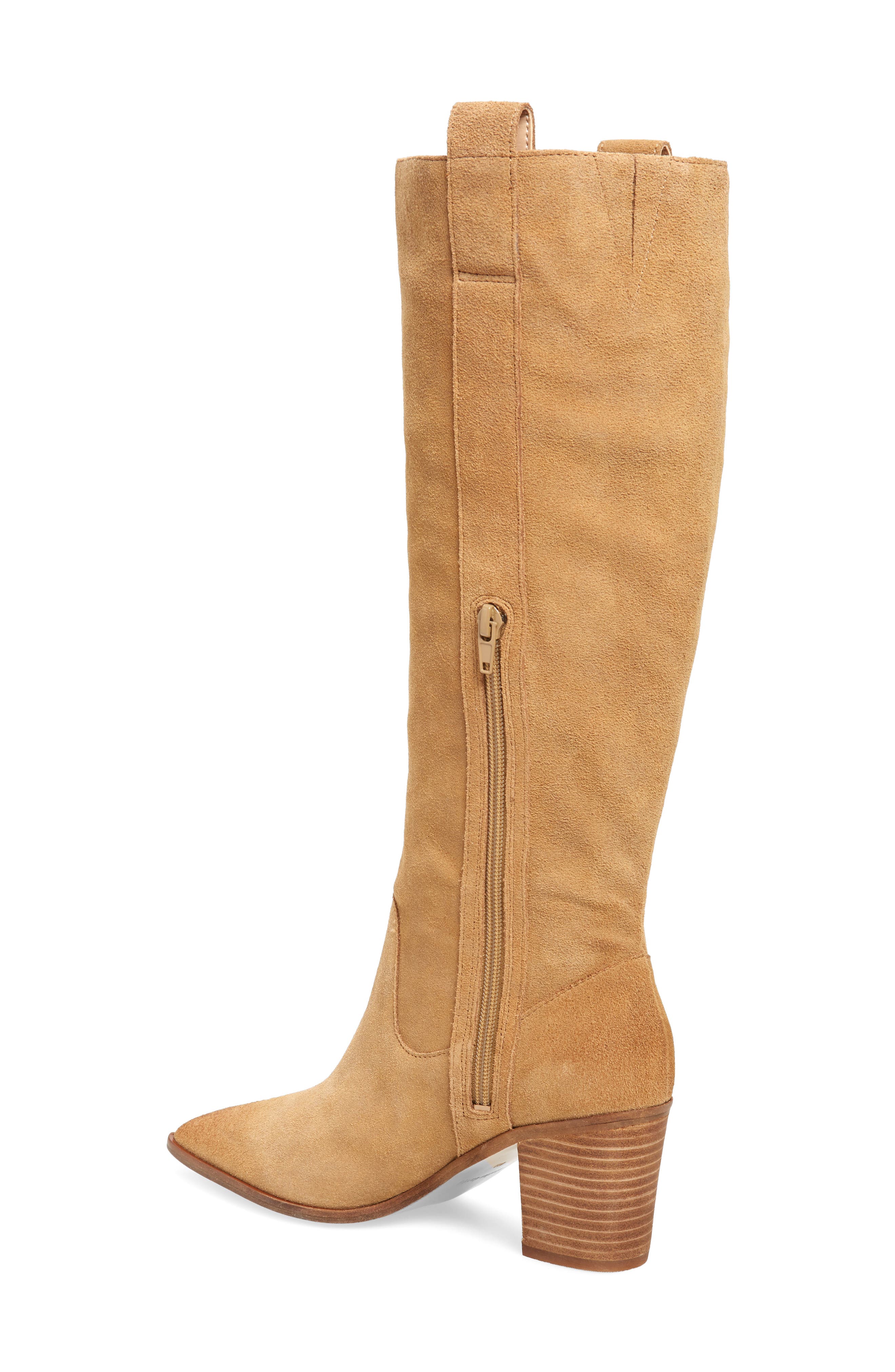 Exhibit Knee High Boot, Alternate, color, BISOTTI SUEDE