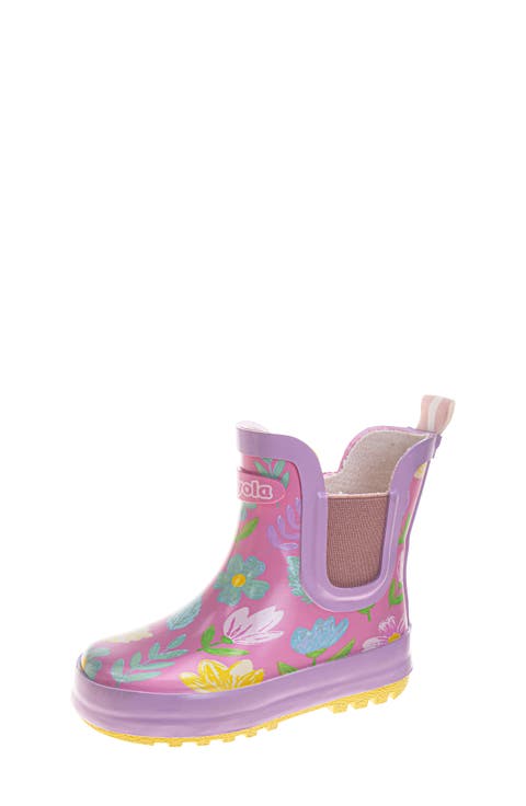 Kids' Floral Rain Boot