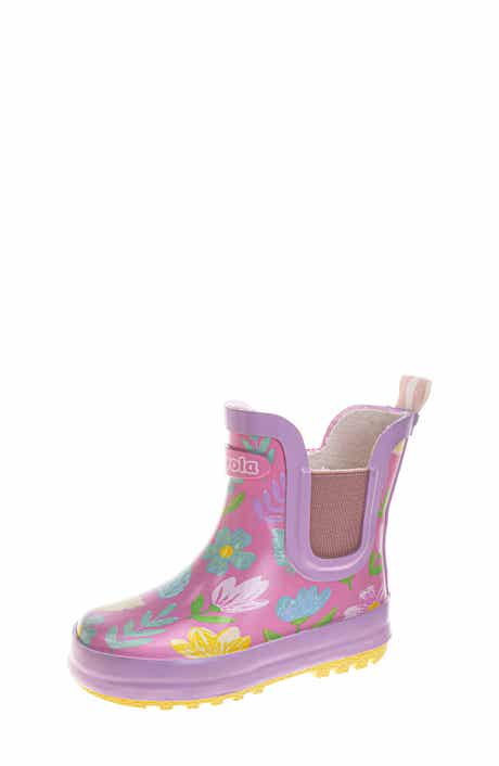 Kids' Floral Rain Boot