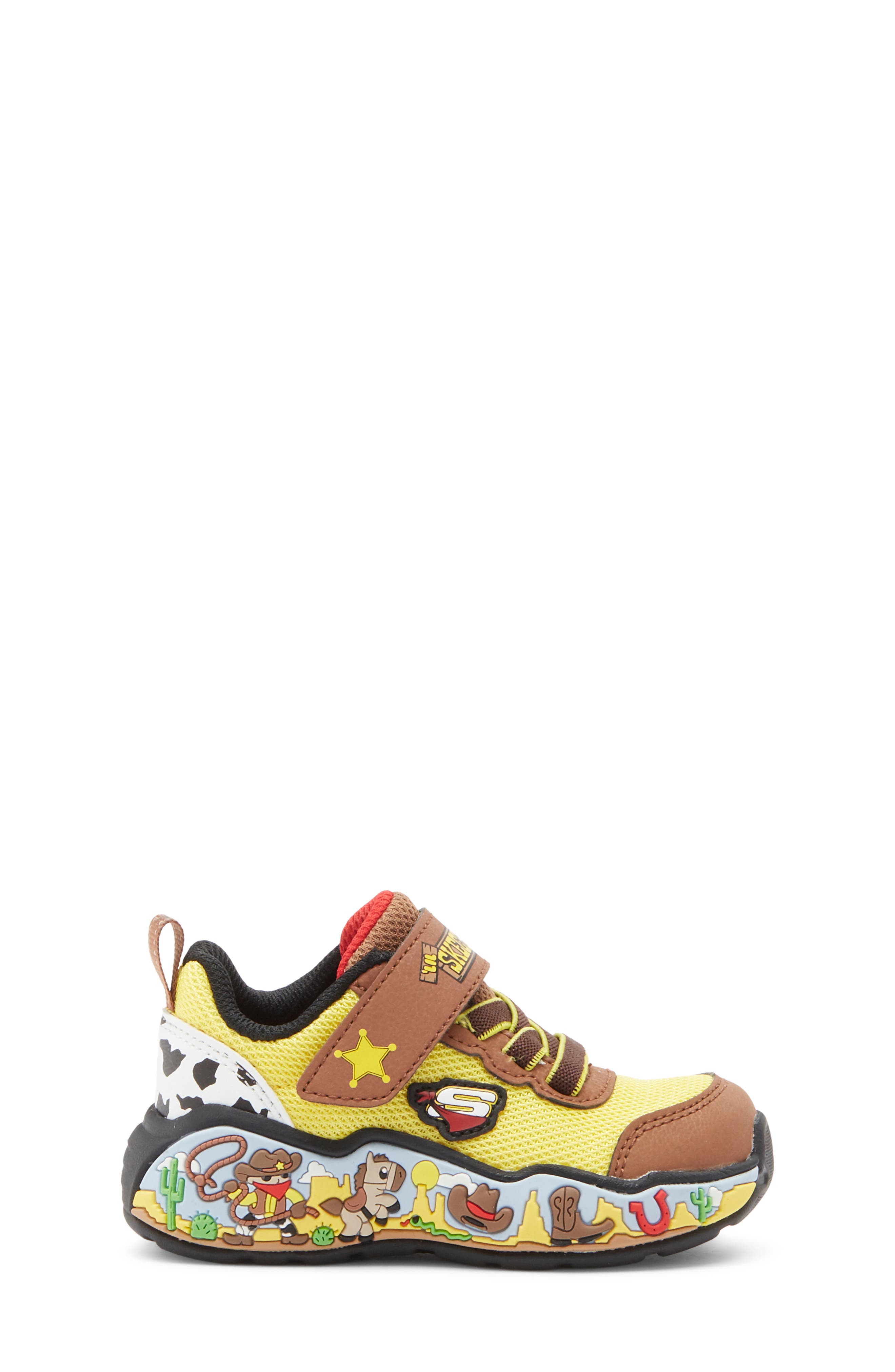 Kids' Play Scene Sneaker, Alternate, color, BROWN MULTI