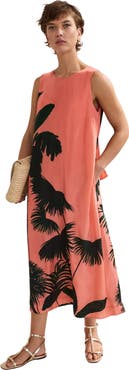 Phase Eight Leila Palm Midi Dress
