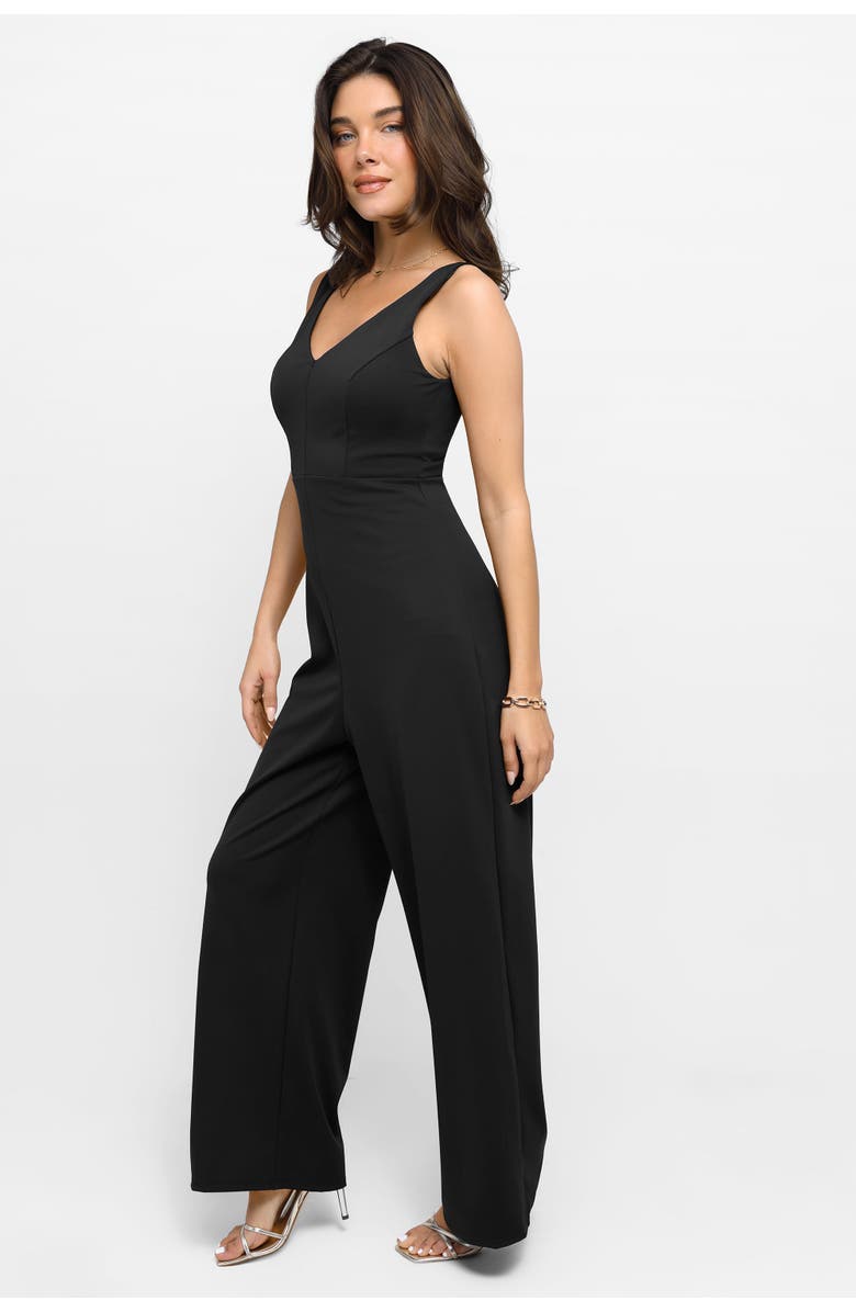 Popilush Shapewear Slimming Wide-Leg Jumpsuit, Alternate, color, 