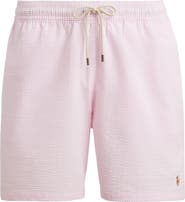 Polo Ralph Lauren Traveler Seersucker Swim Trunks