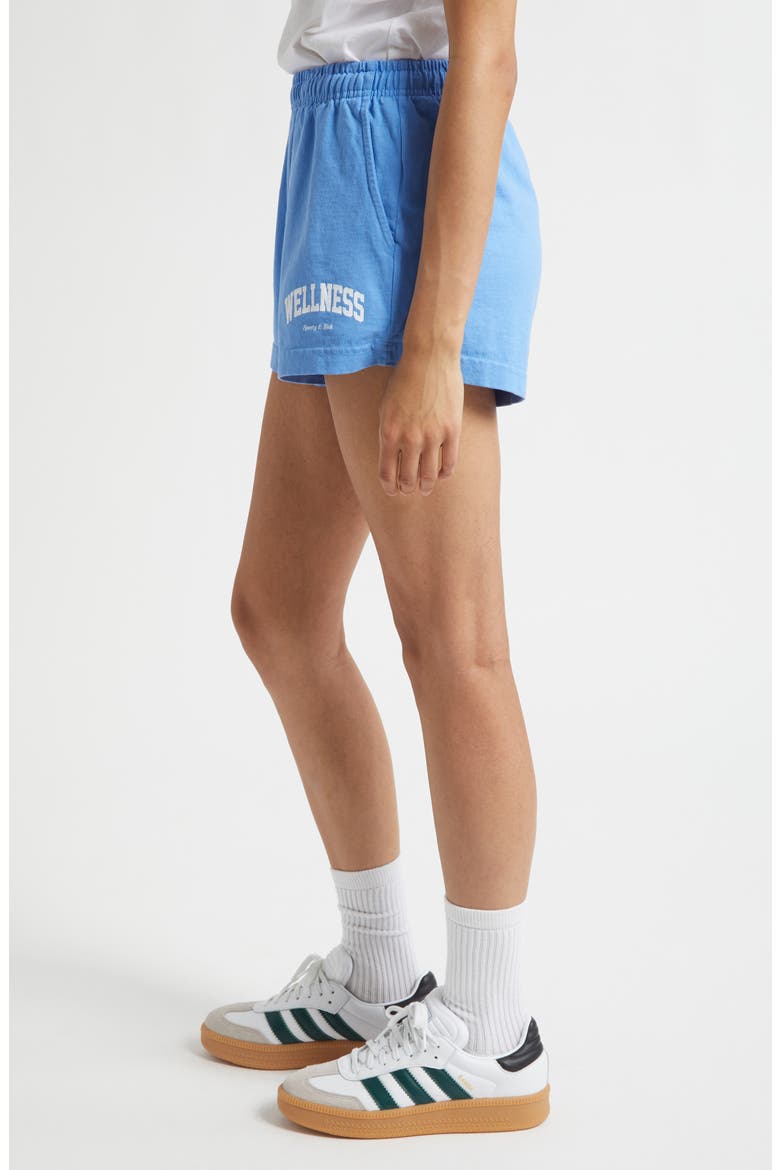 Wellness Ivy Disco Shorts, Alternate, color, FLAX BLUE
