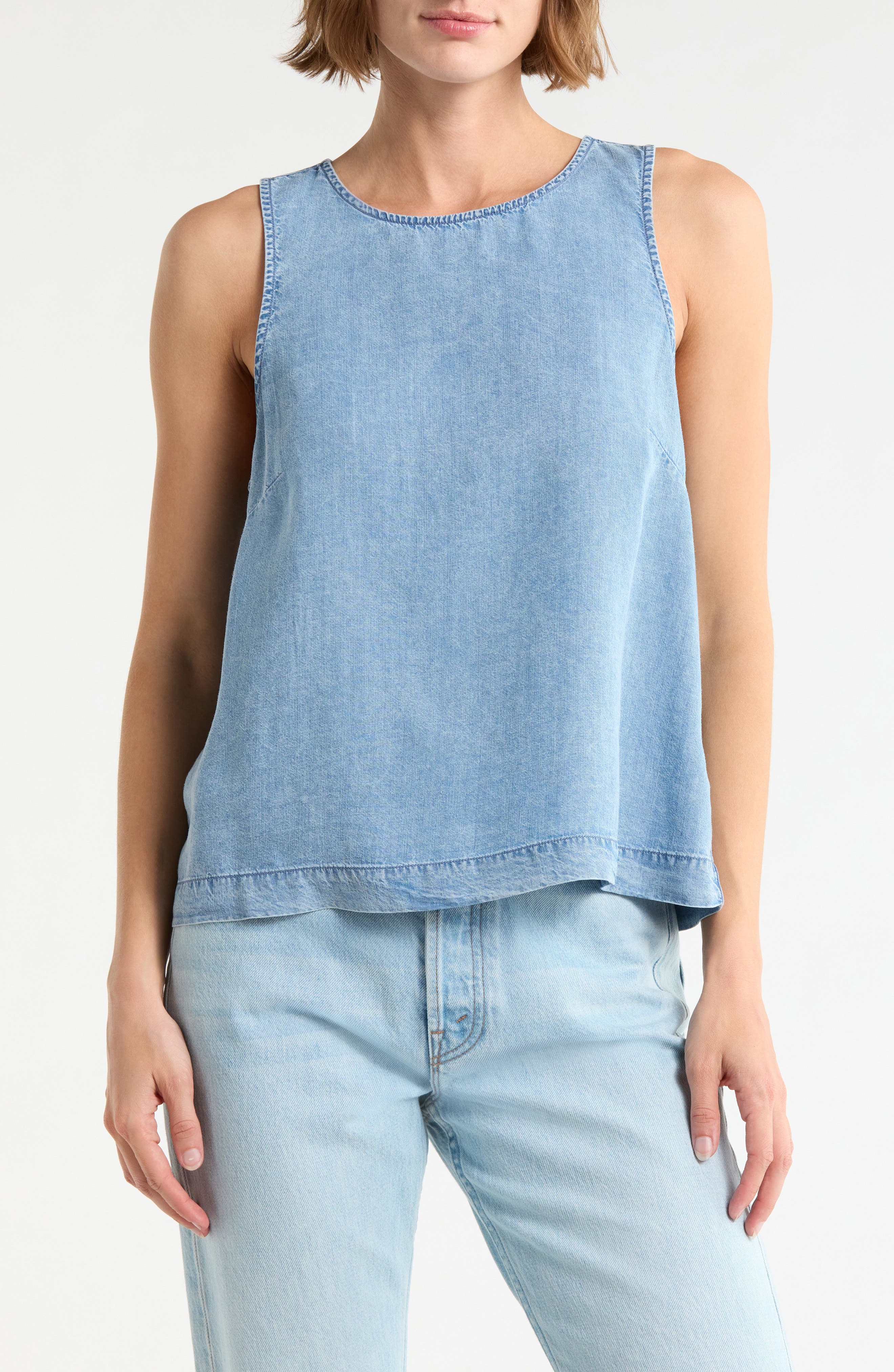 Splendid Chambray Tank