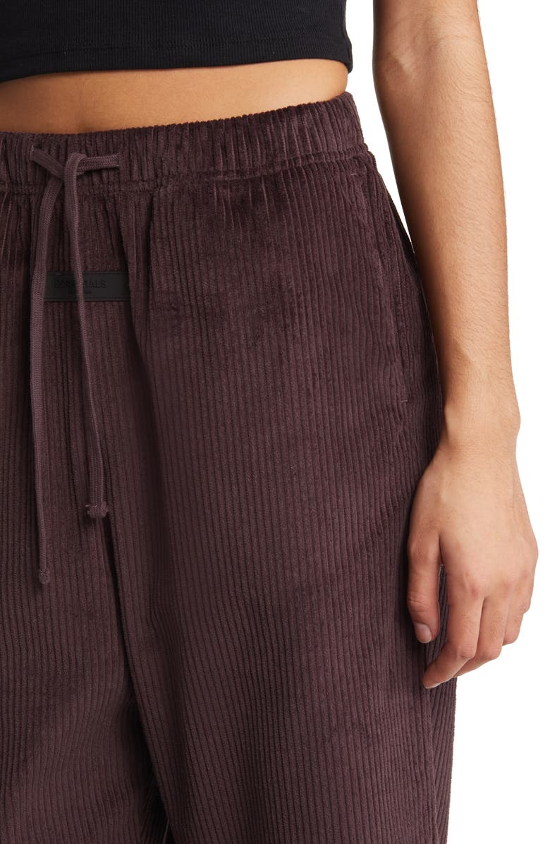 Fear of God Essentials Relaxed Cotton Corduroy Trousers, Alternate, color, 