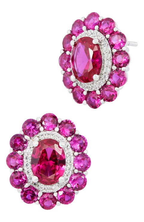 Cubic Zirconia Stud Earrings