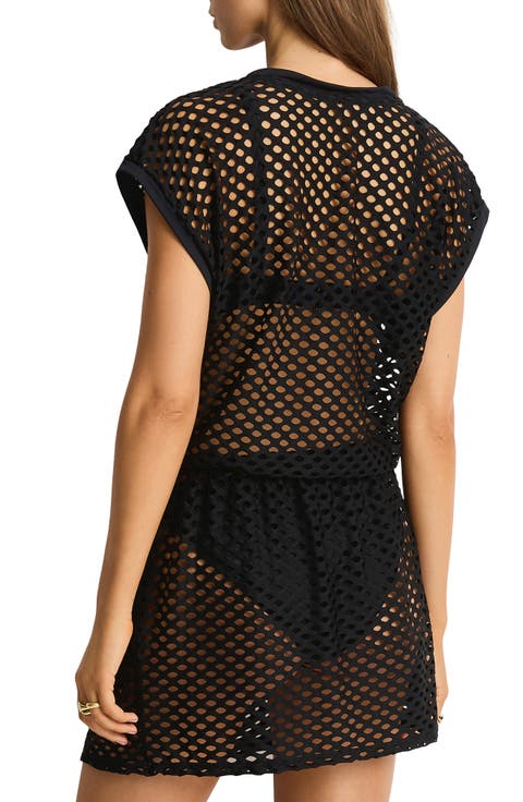 Mesh Cover-Up Dress