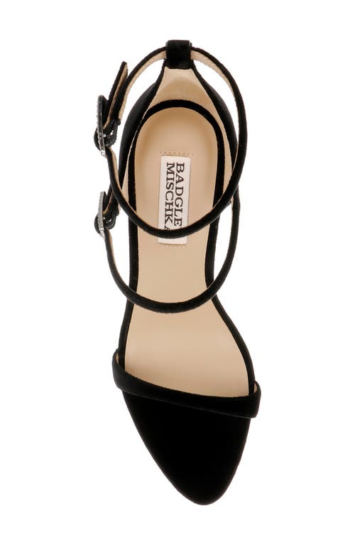 Badgley Mischka Collection Valencia Ankle Strap Sandal In Black
