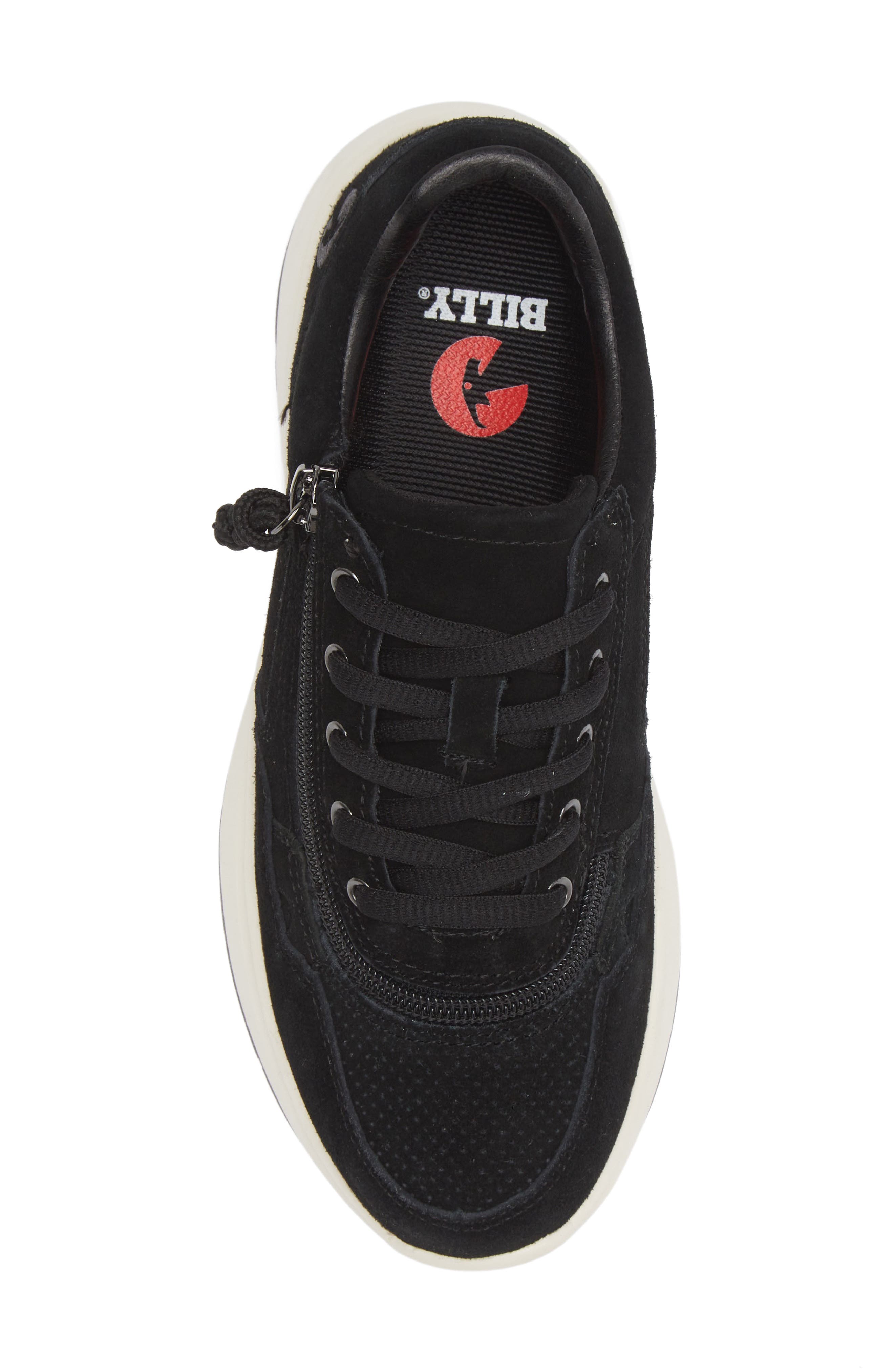 BILLY Footwear Comfort Jogger Sneaker, Alternate, color, Black Suede