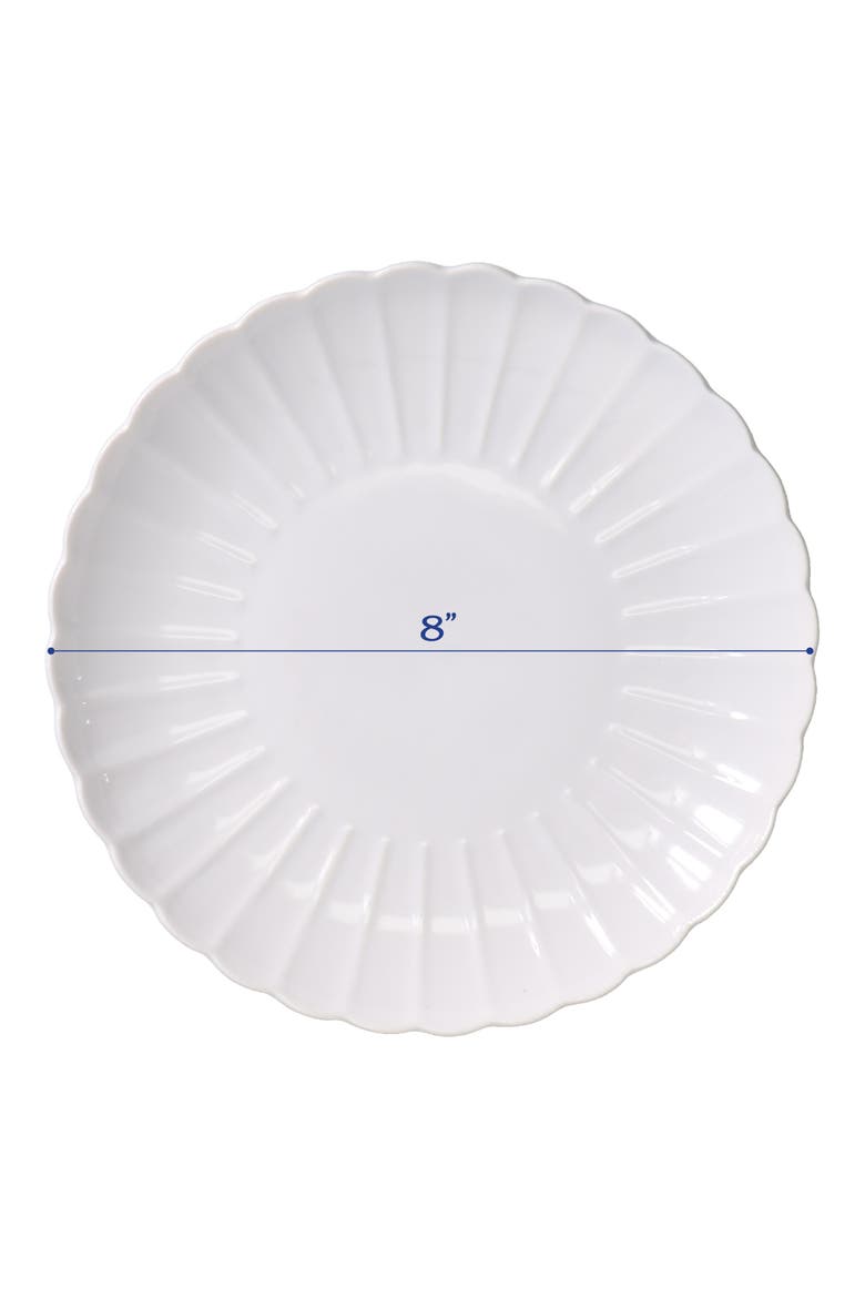 Petal 16-Piece Dinnerware Set, Alternate, color, WHITE