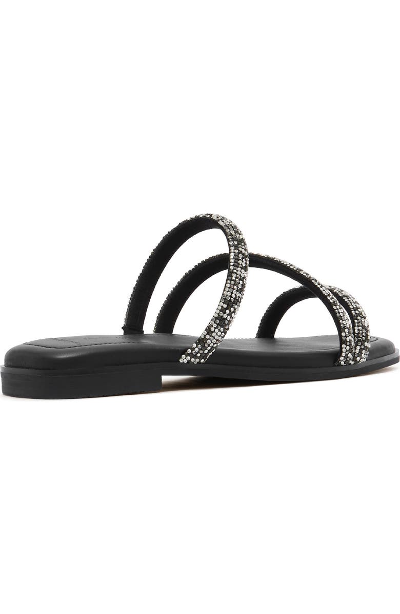 FRANKIE4 Remy Embellished Slide Sandal, Alternate, color, Black Smoke Crystal