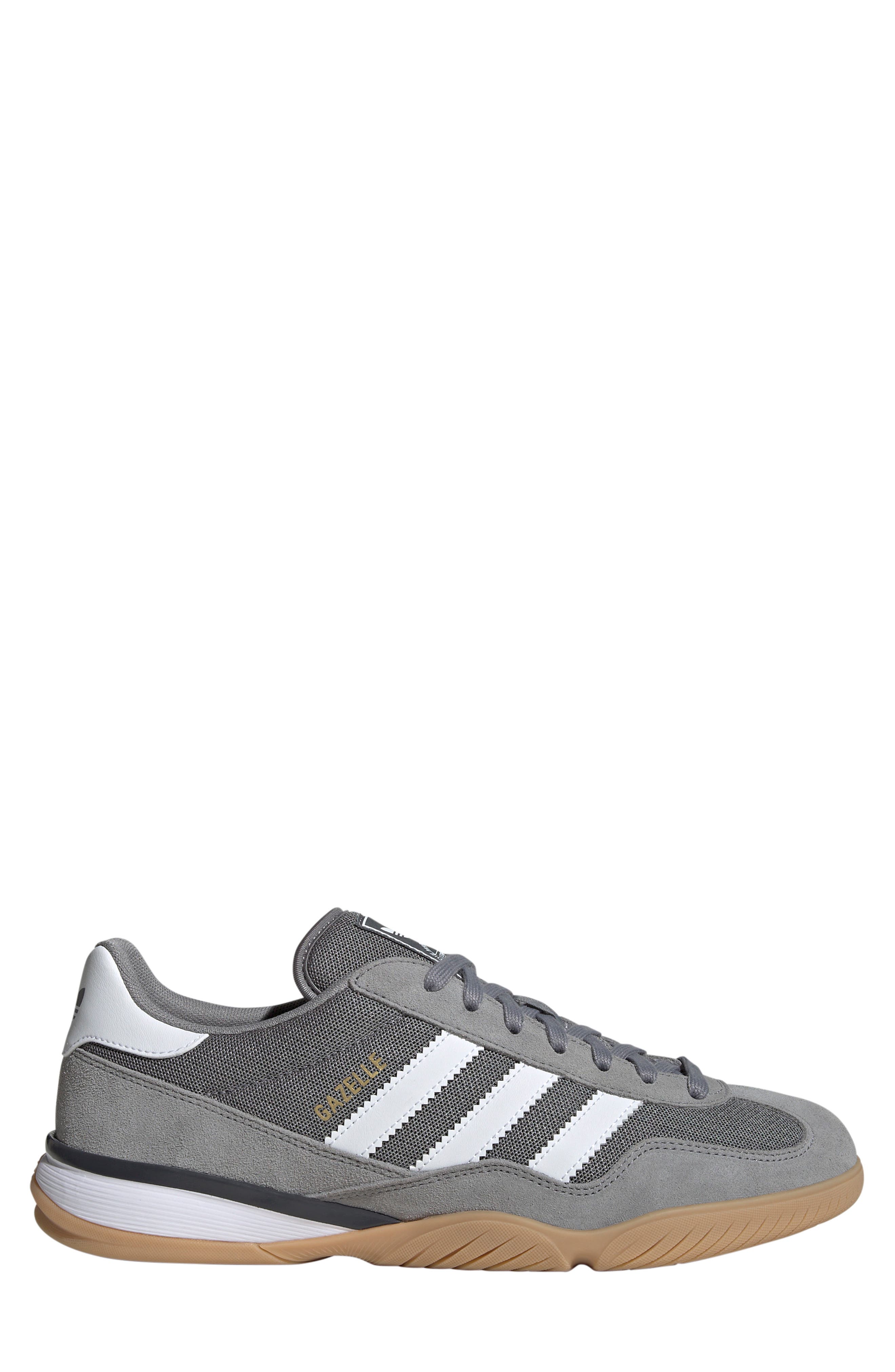 adidas Gender Inclusive Gazelle Sala Sneaker, Alternate, color, Grey/ White/ Grey