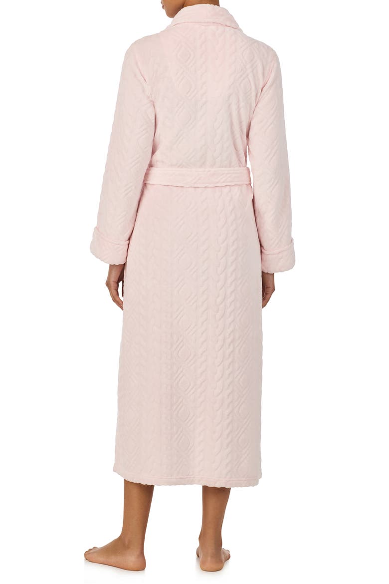 Shawl Collar Long Robe, Alternate, color, PINK