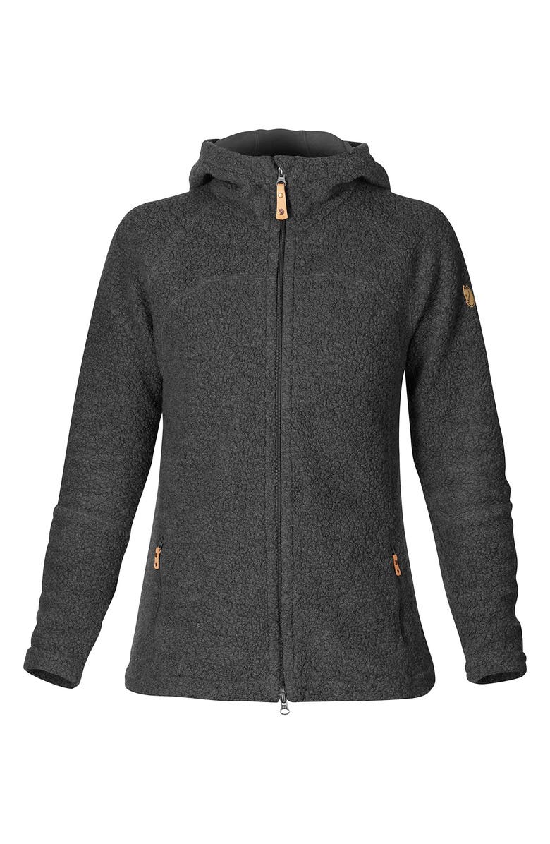 Fjällräven Kaitum Hooded Fleece Jacket, Main, color, 