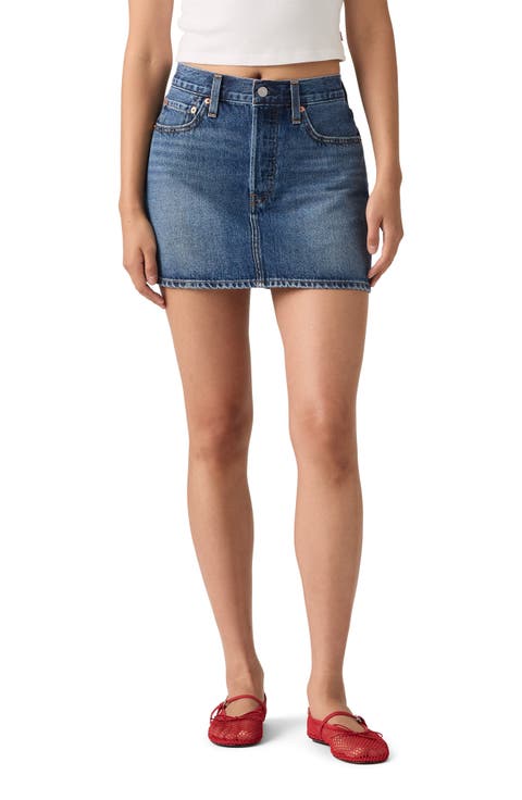 Icon Denim Miniskirt