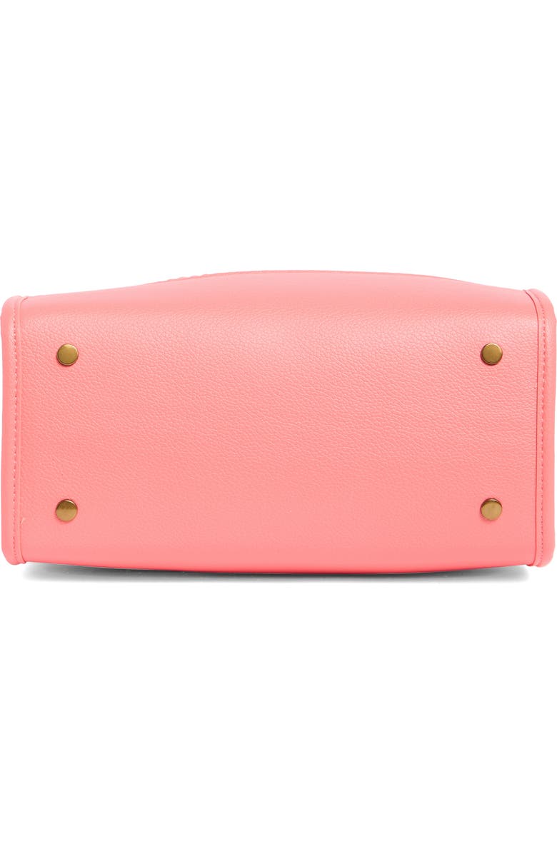 Kurt Geiger London Small Chiswick Raffia Tote, Alternate, color, Open Pink