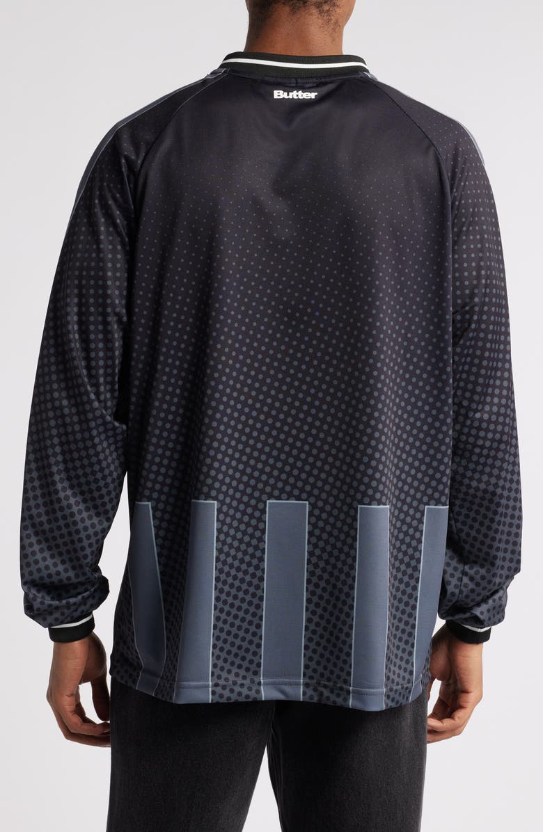 Butter Goods Corrosive Stripe V-Neck Jersey, Alternate, color, 