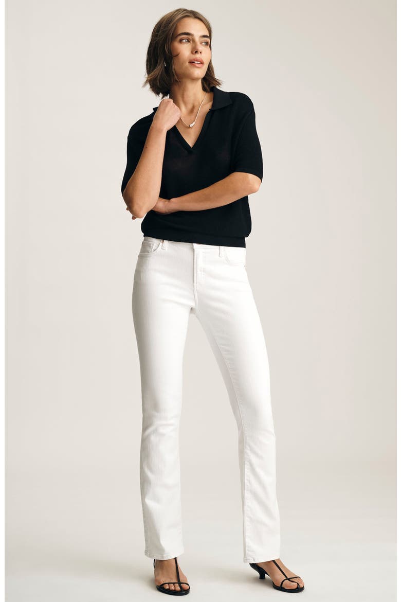 Short Sleeve Polo Sweater, Alternate, color, BLACK